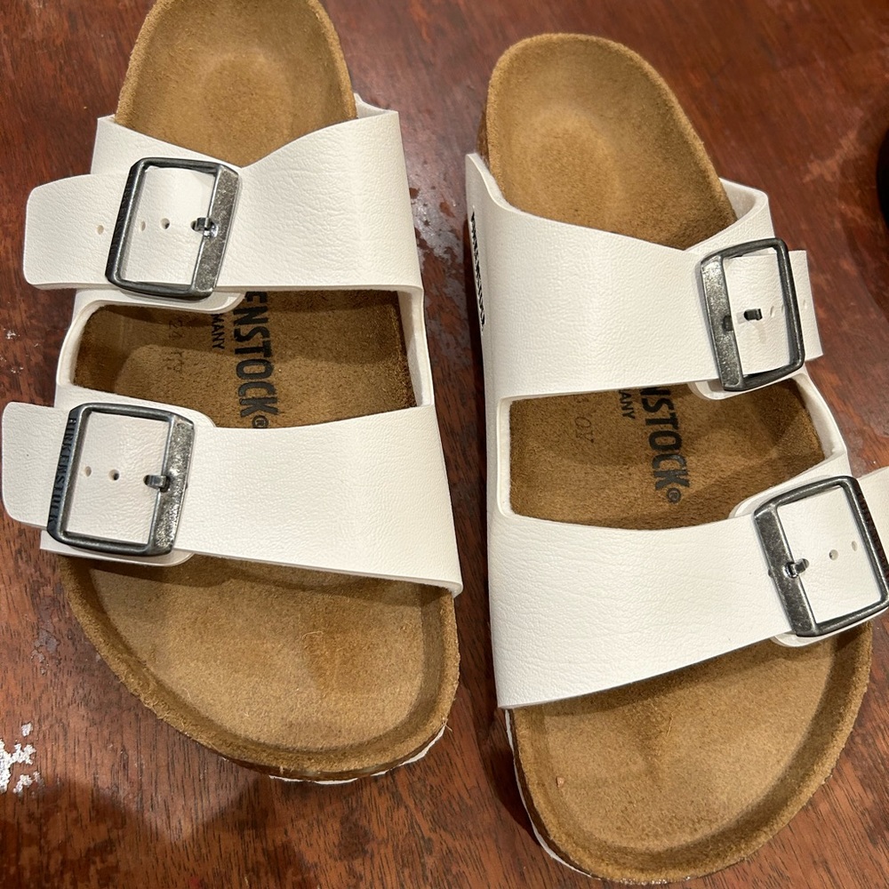 Birkenstock size 37 white shoes